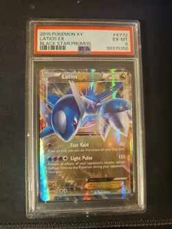Latios EX XY72 HOLO ULTRA RARE BLACK STAR PROMO POKEMON CARD PSA 6 - Image 1