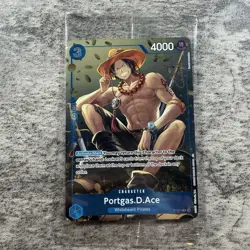 One Piece TCG: Portgas D. Ace P-074 Promo Tin Pack Set Vol. 2 SEALED English - Image 1