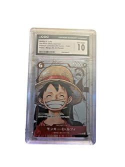 2022 One Piece Japanese Monkey D. Luffy Premium Collection 25th Anniv. CGC 10 - Image 2
