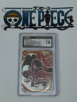 ONE PIECE ST01-012 ODA SIGNED KOREAN CGC 10 GEM MINT VERY RARE NO PSA SALES - Image 1