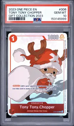 2023 ONE PIECE GIFT COLLECTION 2023 #006 TONY TONY CHOPPER PSA 10 - Image 1