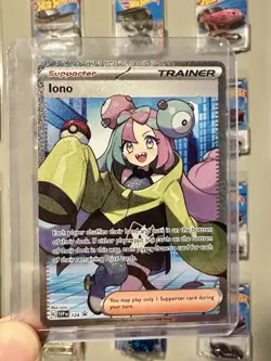 Pokemon: TCG Iono Paldea Evolved Holo Ultra Rare Full Art Card 254/193 - Image 1
