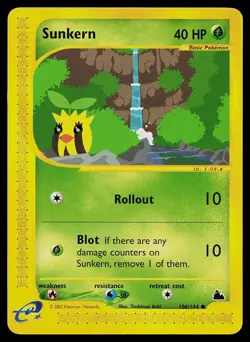 Pokemon Card - Sunkern Skyridge 106/144 Non Holo - Image 1