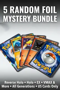 5 Random PokemonLot Holo, Reverse Holo, Full Art V EX VMAX Mystery Pack US Cards - Image 3