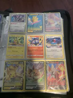 Stocked Pokemon Binder. Lots of cards . 7 pages of rare cards. Comes with binder - Image 3