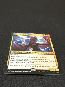 Niv Mizzet Visionary 0123 MTG FDN Foundations Mythic NM Regular - Image 2