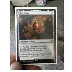 Wizards of the Coast MTG Dominaria Mox Amber 224/269 Mythic Legendary Artifact - Image 1