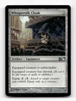 Whispersilk Cloak Magic 2011 (M11) #221 Uncommon - Image 1