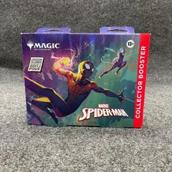 MTG: Marvel Spider-Man Collector Booster Omega Box, Sealed Box is Worn - Image 1