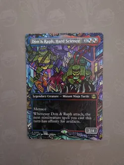 Wizards of the Coast MTG Don & Raph, Hard Science 0205 Rare Foil Borderless EN - Image 2