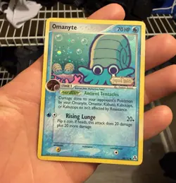 Pokemon Omanyte Legend Maker 60/92 70 HP Stage 1 Reverse Holo English - Image 1