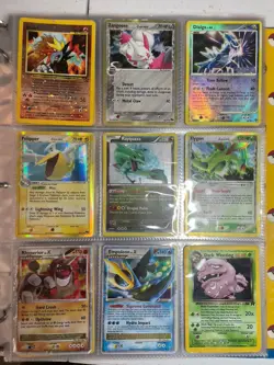 MASSSIVE Pokemon Card Vintage Binder Lot 🔥250+ Cards EX, Holos, WoTC Read Desc - Image 2