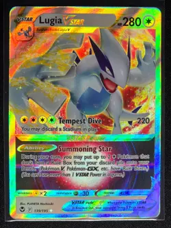 Lugia VSTAR 139/195 (Full Art) Silver Tempest Near Mint - Image 1