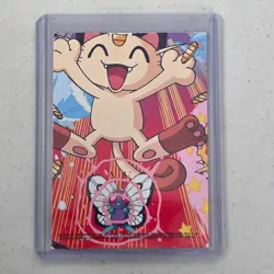 Pokemon Stick On #3 61 Poliwhirl Series 2 Chase TV Animation Sticker 2000 Topps - Image 2