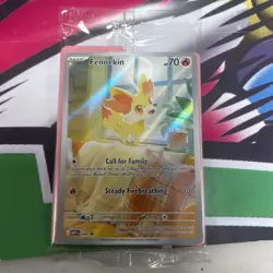 Pokemon Fennekin 080 - Black Star PROMO Sealed Chaos Rising ETB - Image 1
