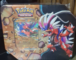 Pokemon TCG Sealed Slashing Legends Tin Koraidon ex Promo,5 Booster Packs (2025) - Image 1