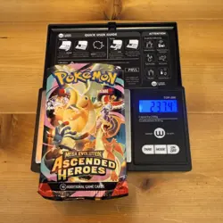 Heavy Pokemon Mega Evolution Ascended Heroes Booster Pack 23.74g Sealed - Image 1