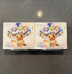 Pokemon TCG Prismatic Evolutions Elite Trainer Box ETB Lot of (2) - Image 1