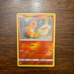 Pokemon TCG Charmander 11/181 SM-Team Up Reverse Holo English 50HP Basic - Image 1