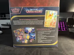 Chaos Rising Pokemon Center ETB Elite Trainer Box SEALED, IN HAND - Image 2