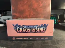Chaos Rising Pokemon Center ETB Elite Trainer Box SEALED, IN HAND - Image 5