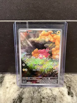 Pawmi 2024 Scarlet & Violet Paldean Fates FA Illustration Rare 226/091 Pokemon - Image 1