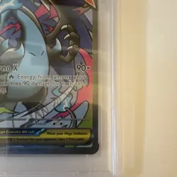 Pokemon Mega Charizard X ex 023 Mega Evolution Black Star Promo PSA 9 - Image 5