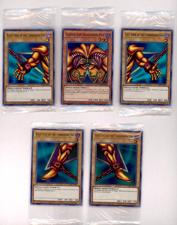 Yugioh SEALED Complete Exodia the Forbidden One Lost Art Set! LART-EN002 - EN006 - Image 1