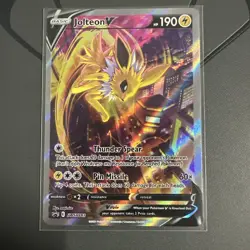 JOLTEON V 2021 POKEMON SWORD & SHIELD BLACK STAR PROMO #SWSH183 CARD TCG - Image 1
