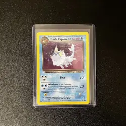 Dark Vaporeon 9/110 Legendary Collection Holo Rare Pokemon Card WOTC Played - Image 1