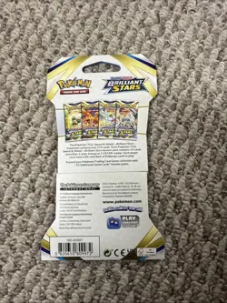 Pokemon Trading Card Game Sword & Shield Brilliant Stars Booster Pack NEW SEALED - Image 2