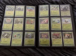 POKEMON Temporal Forces Base Set w/ 92% Reverse Holos + Binder Missing One Card - Image 2