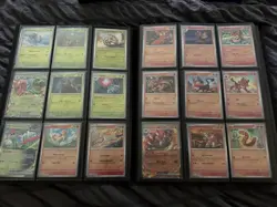 POKEMON Temporal Forces Base Set w/ 92% Reverse Holos + Binder Missing One Card - Image 3