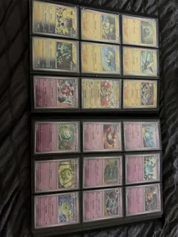 POKEMON Temporal Forces Base Set w/ 92% Reverse Holos + Binder Missing One Card - Image 5