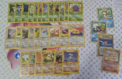 Pokemon TCG Jungle - Set of Common/Uncommon Cards - mostly 1st Edition - Image 1