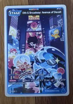 Cookie Run Braverse: NYC Promo Card - Shadow Milk Cookie - Image 1