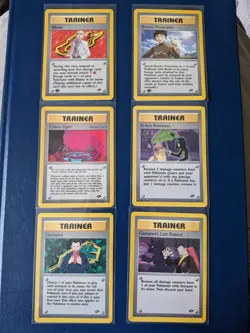 Pokemon TCG Complete Non Holo Rare Gym Challenge Trainer Set 100-110 WOTC Cards - Image 1