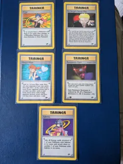 Pokemon TCG Complete Non Holo Rare Gym Challenge Trainer Set 100-110 WOTC Cards - Image 2
