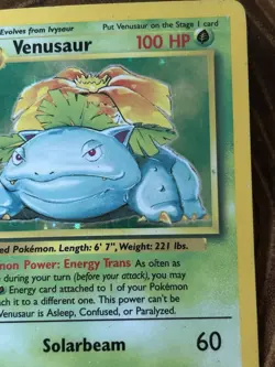 Venusaur 1999 Holo Black Star Card 15/102 Pokemon Card Base Set - Image 4