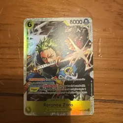 One Piece Roronoa Zoro ST29-014 SR Card Egghead Starter Deck English - Image 1