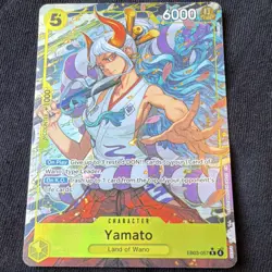 ONE PIECE Yamato EB03-057 Super Rare Foil Extra Booster Heroines Edition Card - Image 1