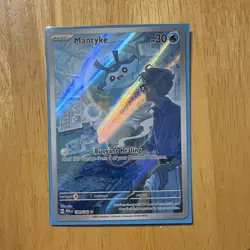 Mantyke Full Art Foil Pokemon TCG Card Paldea Evolved 189/182 English Water 2023 - Image 1