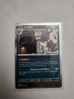 Crobat 076 Promo Chaos Rising Build & Battle Deck Pokemon Trading Card (STAMPED) - Image 1