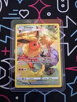Pokemon TCG Flareon Full Art Holo Trainer Gallery Card TG01/TG30 Brilliant Stars - Image 1