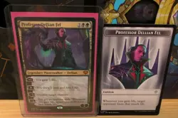 Professor Dellian Fel Secrets of Strixhaven Regular - Plus Emblem Token - Image 1