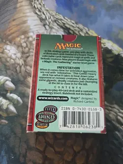 2001 MTG 7th Edition Theme Deck Infestation Mono Red English WOC06238 EUC - Image 2