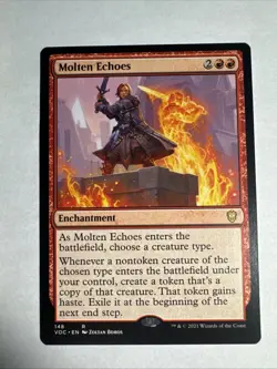 MOLTEN ECHOES 148 RARE COMMANDER: INNISTRAD: CRIMSON VOW MAGIC: THE GATHERING NM - Image 1