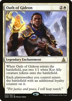 MTG Magic the Gathering 1x NM FOIL Oath of Gideon - Oath of the Gatewatch x1 - Image 1