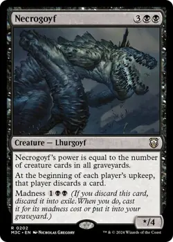 Necrogoyf Modern Horizons 3 MTG MAGIC LHURGOYF RARE O259 - Image 1