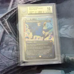 BGS 10 Travelling Chocobo Borderless Neon Ink 0551c Mythic, MTG Final Fantasy - Image 1